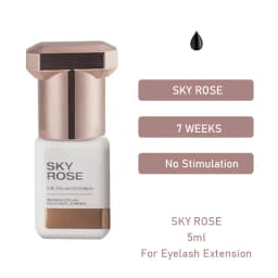 5 Bottles Sky Rose Glue Original Korea Flase Eyelashes Extension Supplies 5ml Beauty Shop Makeup Tools Adhesive Healthy