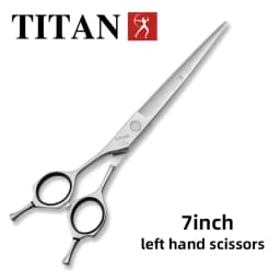 Titan Professional 7-inch Left Handed Cutting Scissors Shears Barber Scissors Hairdressing Scissors