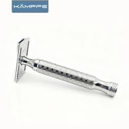 KAMPFE Manual Metal Safety Razor Double Edge Manual Shaver for Close Shave Traditional Safety Razor