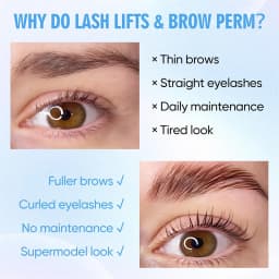 PERMANIA 15Pcs Lash Lift Kit Fast Eyelash Lifting 5 Minutes With Strong Glue Disposable Sachet Lash Lifting Kit Last 6 Weeks