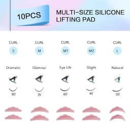 PERMANIA 15Pcs Lash Lift Kit Fast Eyelash Lifting 5 Minutes With Strong Glue Disposable Sachet Lash Lifting Kit Last 6 Weeks