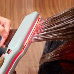 Infrared Ultrasonic Hair Care Iron Recover Damaged Hair Treatment LCD Display Cold Irons Dual Voltage Hair Styling Tool