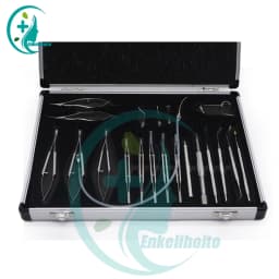 21pcs Ophthalmic Cataract Intraocular Set Surgical Instrument Eye Micro Surgery Tools