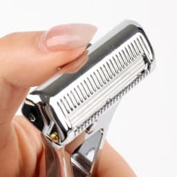 Chaoke 4-Blade Manual Razor, All-Metal Men's Shaving Razor, Vintage Beard Shaver