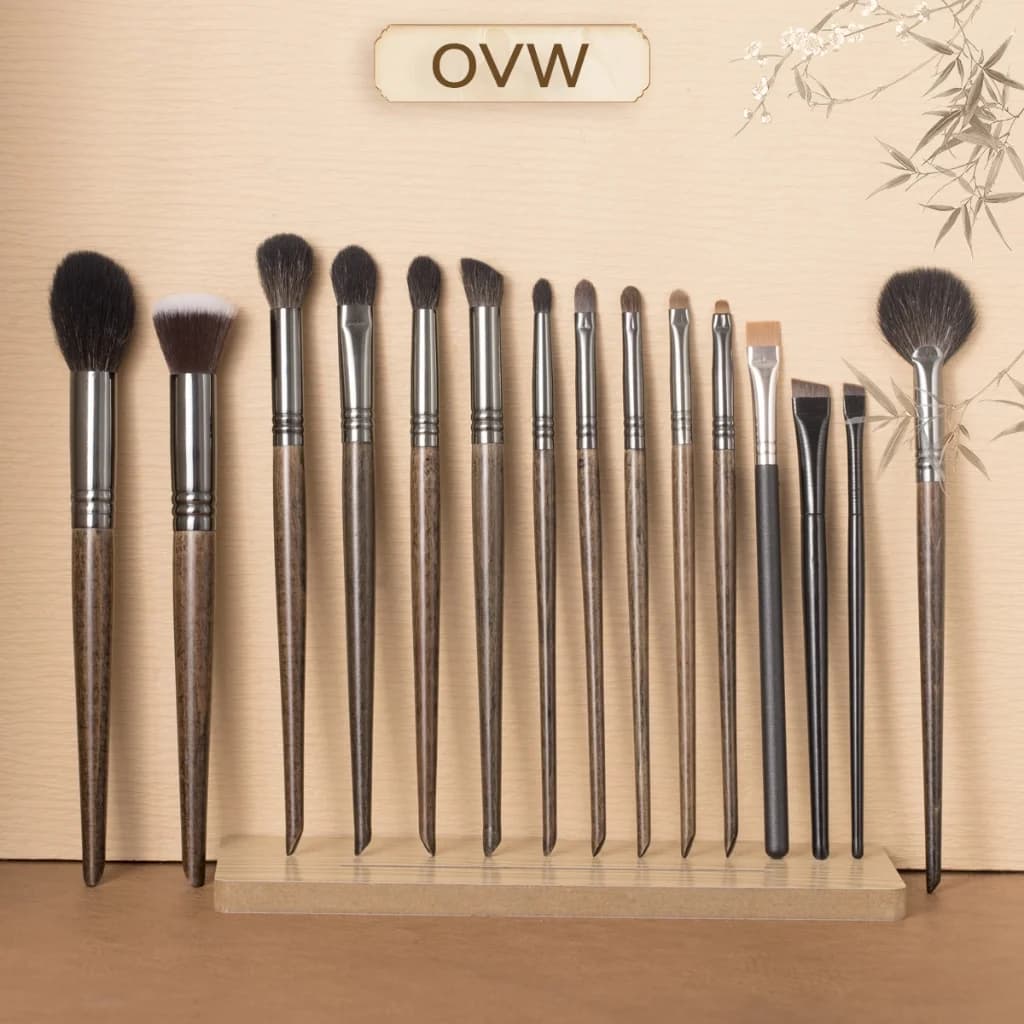 OVW Makeup brushes set Professional Natural goat hair brushes Eye Blender Concealer Powder Eyeshadow Highlighter Brush