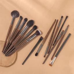 OVW Makeup brushes set Professional Natural goat hair brushes Eye Blender Concealer Powder Eyeshadow Highlighter Brush