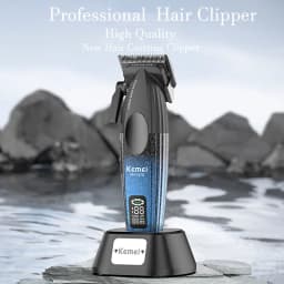 Kemei KM1670 Professional Hair Clipper Baber Electric Hair Trimmer Hair Cutting Machine With Charging Base For Men Men Gift