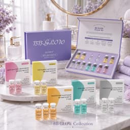 Sanendi BB Glow Peptide Facial Essence Kit EGF Salmon DNA Peptides Set For Facial Skin Care Korean Skincare 12X8ML 4X8ML