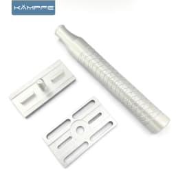 KAMPFE Vintage Aluminum Safety Razor Double Edge Shaving beard Razor Wet Shaving for men