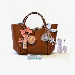 Flower Knows Bunny Garden Lip Cream and Lip Balm Adorable Vintage Pocket Watch Compact Nourishing Oil Pocket Lip Kit For Travel