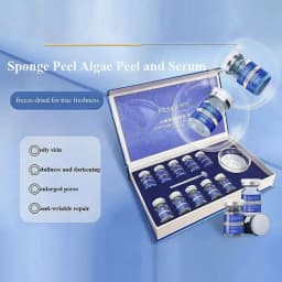 10pcs Copper Peptide Algae Peeling Whitening Melasma Peel Kit Natural Seaweed Bone Plant Extract Mask Rejuvenation Moisturize