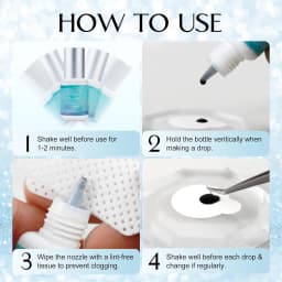 Gollee All Weather 0.5S Quick Drying Eyelash Extension Glue Professional Eyelash Adhesive Super Bonder Eye lash Booster