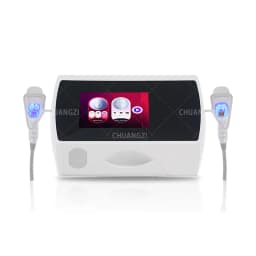 2 In 1 Fractional RF Microneedling Machine Portable Radio Frequency Skin Tightening Device With Cold Hammer For Face Neck Stretc