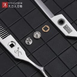 Titan Professional Barber Hair Scissor Salon Cutting Scissors Hairdressing Scissors Japan VG10 Steel