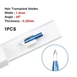 Hair Transplant Implanter Pen Sapphire Blade Planting Hair Tool Hair Eyebrows Beard Planting Follicle Transplant Tool