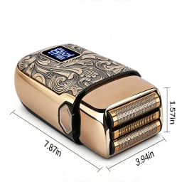 Ufree Electric Foil Shaver for Men 3-Speed Adjustable Bald Head Shaver Face Shaving Beard Trimmer with LCD Display