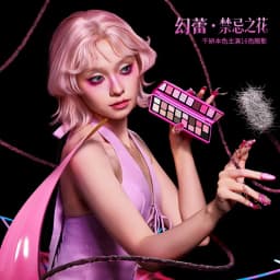 Cheeryep Qianyan 16 Color Eye Shadow Palette Pink Brown Cowboy Blue Multicolor Matte Pearl Smoky Eye Makeup Palette