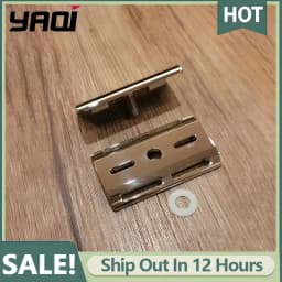 YAQI Ghost 90SB 316 Stainless Steel Polished Razor Head with 0.90mm Blade Gap 43mm Length and 25mm Width for Precision Shaving
