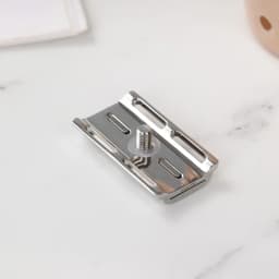 YAQI Ghost 90SB 316 Stainless Steel Polished Razor Head with 0.90mm Blade Gap 43mm Length and 25mm Width for Precision Shaving