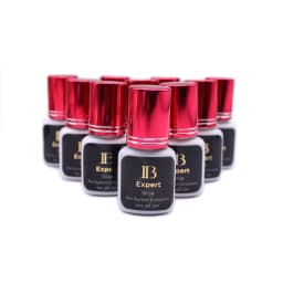 5ml Korea IB Ibeauty Expert Glue for Eyelash Extensions Original IB Wine Red Cap Lash Glue False Eyelash Adhesive Private Logo