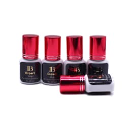 5ml Korea IB Ibeauty Expert Glue for Eyelash Extensions Original IB Wine Red Cap Lash Glue False Eyelash Adhesive Private Logo