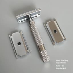 Dscosmetic AX-SE Zinc Alloy Double Edge Safety Razor with Stainless Steel Handle