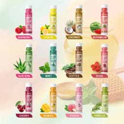 48PCS/ Box Moisturizing Lip Balm Set 5g12 Flower Fragrance Natural Fragrance Moisturizing and Brightening Lip Color Holiday Gift