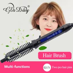 Ceramic Hair Brush Curler Electric Hair brush Comb Hair Curling Roller Hair Curling Iron