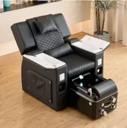 2026 Professional Pedicure Spa Recliner Chair, Foot Bath Tub Beauty Salon Manicure Pedicure Furniture.