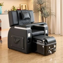 2026 Professional Pedicure Spa Recliner Chair, Foot Bath Tub Beauty Salon Manicure Pedicure Furniture.