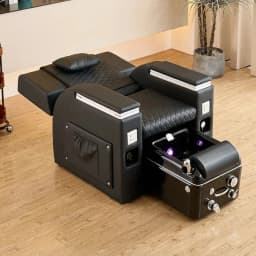 2026 Professional Pedicure Spa Recliner Chair, Foot Bath Tub Beauty Salon Manicure Pedicure Furniture.