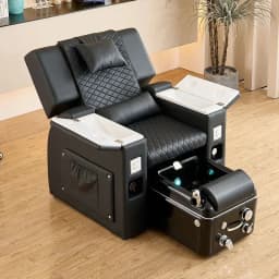 2026 Professional Pedicure Spa Recliner Chair, Foot Bath Tub Beauty Salon Manicure Pedicure Furniture.