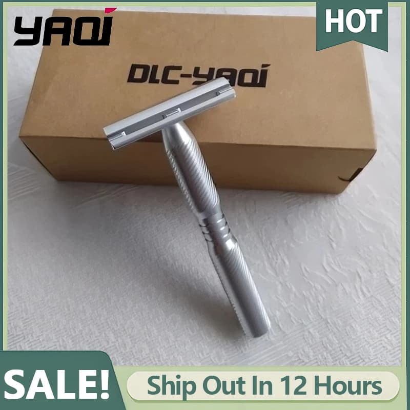 YAQI Ghost (Aluminum Version) Light Weight Safety Razor 0.7mm Blade Gap Lghtweight Safety Razor For Mens Comfortable Shaving