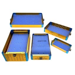 Aluminium Sterilization Case For Opthalmic Dental Surgical Instrument Tools Disinfection Tray Box