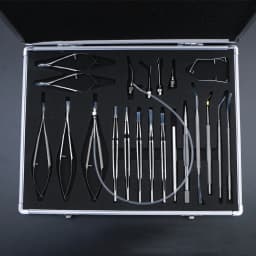 Ophthalmic instrument set needle holding suture corneal scissors ophthalmic forceps stainless steel titanium