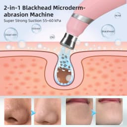 Foreverlily Portable Diamond Peeling Machine Microdermabrasion Facial Cleaning Device Exfoliation Vacuum Blackhead Remover