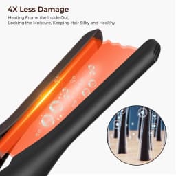 Small Flat Iron for Short Hair Pencil Flat Iron Mini Hair Straightener Ceramic Beard Straightener Tiny Hair Straightening Iron