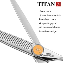 Titan Professional Hair Scissors Thinning Cutting Barber Hair Shears Scissor Hairdressing Scissors 5.5/6.0/6.5/7.0inch 440C