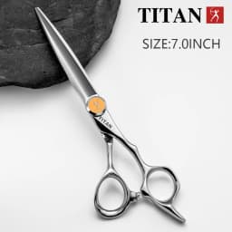 Titan Professional Hair Scissors Thinning Cutting Barber Hair Shears Scissor Hairdressing Scissors 5.5/6.0/6.5/7.0inch 440C