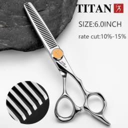 Titan Professional Hair Scissors Thinning Cutting Barber Hair Shears Scissor Hairdressing Scissors 5.5/6.0/6.5/7.0inch 440C