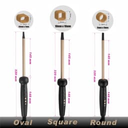 9mm Super Slim MCH Tight Curls Chopstick Wand Ringlet Afro Hair Curler Curling Iron