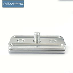 KAMPFE CNC machining Aluminum Alloy Double sided Safety Shaver Men's Gift razor for Non-slip Handle with 5 replacement blade New