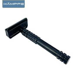 KAMPFE CNC machining Aluminum Alloy Double sided Safety Shaver Men's Gift razor for Non-slip Handle with 5 replacement blade New
