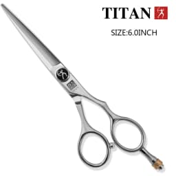 Titan Professional Hair Scissors 5.5 and 6.0 Inch Barber Scissors Cutting Thinning Scissors