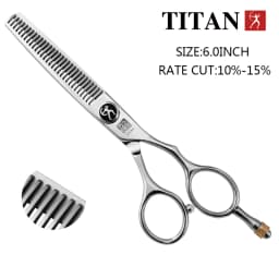 Titan Professional Hair Scissors 5.5 and 6.0 Inch Barber Scissors Cutting Thinning Scissors