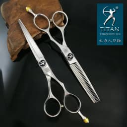 Titan Professional Hair Scissors 5.5 and 6.0 Inch Barber Scissors Cutting Thinning Scissors
