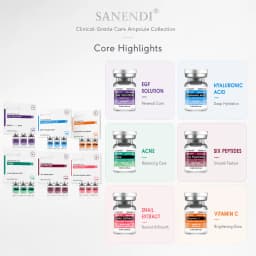 Six Peptide Ampoule Hyaluronic Acid Serum for Face Dr.Pen EGF Acne Solution Snail Extract Moisturizing Skin Care Korean 10pcs
