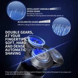 Original MIJIA Men'sElectric Shaver S301 Beard Trimmer Machine Shaving Portable Flex Razor IPX7 Washable Trimer Ceramic Blade-CN