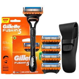 Gillette Fusion 5 Razor Men's Shaving Set 5 Layers Safety Manual Shaving Head Anti-Friction Blade Beard Shaver Refills Self Care