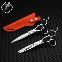 HISADA Hairdressing Scissors 6.0 Inch Scissors VG10 Material High End Salon Hair Cutting Professional Hairdressing Scissors